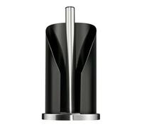 WESCO Porte-Rouleau de Papier de Couleur Noire en Acier Inoxydable et tôle d'acier laquée de Couleur, Socle Stable en Acier Inoxydable, pour Rouleaux de Papier essuie-Tout Standard ou 2 à 3 Rouleaux