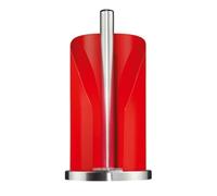 WESCO Porte-Rouleau de Papier de Couleur Rouge en Acier Inoxydable et tôle d'acier laquée de Couleur, Socle Stable en Acier Inoxydable, pour Rouleaux de Papier essuie-Tout Standard ou 2 à 3 Rouleaux