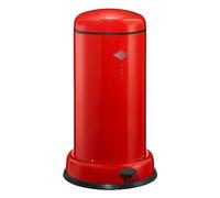 WESCO Poubelle Baseboy en Acier Inoxydable de Couleur Rouge avec Un Volume de 20 litres - avec pédale - 38 x 38 cm