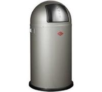 WESCO - POUBELLE PUSHBOY 50L NOUVEL-ARGENT Argent G