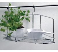Wesco Relingsystem Étagère d'angle droite et gauche Acier inoxydable Reling de cuisine