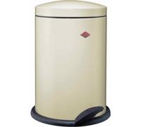 Wesco Treteimer Base Softer 116, Bad Abfalleimer, Mülleimer, Stahlblech, Mandel, 13 L, 116212-23