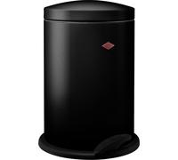 Wesco Treteimer Base Softer 116, Bad Abfalleimer, Mülleimer, Stahlblech, Schwarz, 13 L, 116212-62