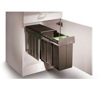 WescoDouble 30 DT. Collecteur de déchets, anthracite. - Poubelle