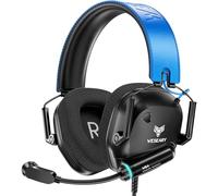 WESEARY Casque Gaming, Casque Audio Stéréo avec Micro pour PS4, PS5, PC, Xbox One, Switch, Casque avec Coussinets en Mousse à Mémoire de Forme, Jack 3,5 mm