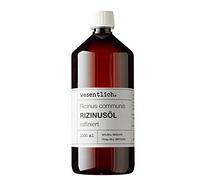 wesentlich Huile de ricin 1000 ml - Huile essentielle pure - Soin de la peau et des cheveux - Cils et sourcils