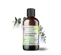 wesentlich. Infusion de sauna eucalyptus menthol | Parfum intense pour sauna avec huiles essentielles 100 % naturelles | Bouteille en verre ambré de 100 ml
