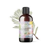 wesentlich. Infusion pour sauna - Aiguille de pin - Parfum intense pour sauna avec huiles essentielles 100 % naturelles - Bouteille en verre ambré de 100 ml