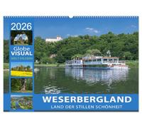WESERBERGLAND - Land der stillen Schönheit (Wandkalender 2026 DIN A2 quer), CALVENDO Monatskalender: Eine Reise am Fluss der Märchen