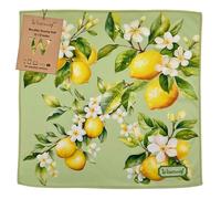 WESERWEF Chiffon de Nettoyage en Microfibre XXL au Design Élégant pour Lunettes, Smartphones, Tablettes, Appareils Photos, Chiffon à Lunettes et Chiffon pour Écran, 30 x 30 cm (Lemon)