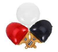 WESIEVYA 1 Jeu ballon de tennis de table monnaie de la carte de vœux plateau à anneaux ballons anniversaire ballons gonflables décor de tennis de table diplôme de ballon Film d'aluminium