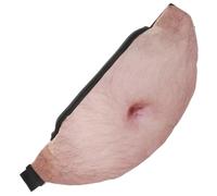 WESIEVYA 1 pièce Banane Humoristique PU pour Hommes de Voyage Étanche avec Poche pour Téléphone et Accessoires pour Randonnée et Activités Plein Air