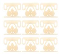 WESIEVYA 10pcs Loquets à Billes en Plastique Beige pour Portes D'armoire et Tiroirs, Simple à Utiliser, Ne Raye Pas le Sol, Attrape-boules de Meubles Pratiques