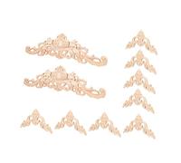 WESIEVYA 10pièces Lot de Appliques Sculptées pour Portes Et Meubles Décorations Vintage Relief