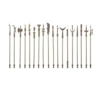 WESIEVYA 18 Mini Répliques D'armes Anciennes en Alliage de Zinc Ensemble de 18 Pièces Décoratives et Jouets Éducatifs pour Garçon et Filles Ornements Miniatures pour Décoration Intérieure