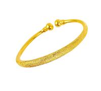 WESIEVYA 1pièce Bracelet Ouvert Chic Laiton Doré Avec Simulacre De Gypsophile Bijoux Élégants Pour Femmes Et Filles Pour Anniversaire Mariages Et Fêtes