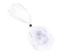 WESIEVYA 1pièce Perruque Blanche Ajustable Pour Déguisement De Gentleman Américain Costume De Fête Perruque Bouclée Longue Accessoire De Cosplay