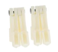 WESIEVYA 2 Pièces Fixateurs de Moustiquaire pour Lit Clips de Fixation Plastiques Robustes Stabilisateurs de Filet pour Maintien Sécurisé Accessoires pour Chambre et Hôtel Faciles à