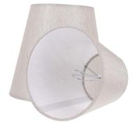 WESIEVYA 2 pièces Lot de Abat-jours Petits Tissu Clipsables pour Lampe Murale Lampe de Table Lampadaire et Suspension Design Rétro Facile à Installer Protection Anti-poussière pour Chambre