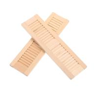 WESIEVYA 2 Pièces Mini Blinds for Doll House Front Door Window Decoration Smooth Polished Surface Safe Mini Furniture Accessories for Dollhouse Layout