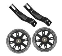 WESIEVYA 2pièces Roues Entraînement pour Vélo Garçon Fille Clignotantes Et Silencieuses avec Support