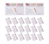 WESIEVYA 2Set Cartes Ludiques Communication Simplifiée arton pour Adaptées Entre Enseignants et Parents aux Conférences Parents-professeurs en École Primaire
