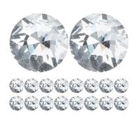 WESIEVYA 30 Boutons Décoratifs en Acrylique pour Canapé, Faciles à Installer, pour Décoration Murale et Meubles, Lot de 30 Pièces pour Chambre et Salon