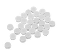 WESIEVYA 30pcs Mini Roulements à Billes Blancs pour Bricolage, Accessoires Coiffure Femme en Plastique et Fer, Rotation Fluide pour Projets Créatifs et Épingles à Cheveux
