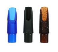 WESIEVYA 3pcs Têtes de Saxophone Alto en Plastique Étanche Tonalité Naturelle, Accessoires Pratiques pour Saxophone Alto Professionnel Couleur Aléatoire