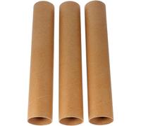WESIEVYA 3pcs Tubes en Papier Vierges pour Projets de Bricolage Tubes en Papier Kraft Robustes en Naturel pour Protéger Œuvres et Marchandises la Maison