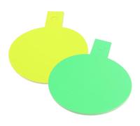 WESIEVYA 40 Feuilles Étiquettes de Prix Publicitaires en Papier Fluorescent Créatives pour Magasin et Carnaval, Attirant L'attention des Clients Forme Originale et Couleur Vive