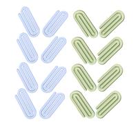 WESIEVYA 50 Petits Trombones en Plastique Adorables pour Classeurs et Documents, Clips Créatifs pour Organiser Rapports et Livres Maison L'école