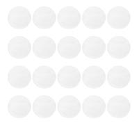 WESIEVYA 50 protections rondes pour badges : protections en plastique transparent de 63 mm (2,48 pouces) pour badges de 58 mm (2,28 pouces) - film protecteur anti-rayures pour, idéal pour les