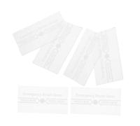 WESIEVYA 6 Pièces Vitre de Rechange en Verre Résistant la Chaleur pour Couvercle D'interrupteur D'alarme Incendie Protection Transparente et Résistance à L'usure pour Système D'urgence