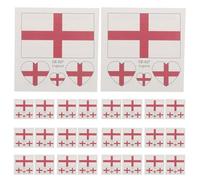 WESIEVYA 60 autocollants front drapeau anglais, mini-décalcomanies pour le visage pour fêtes anglaises, célébrations de rue, enfants et adultes, tatouages faciaux patriotiques anglais