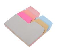 WESIEVYA 90pièces Color Index Note Papers Memo Pads Repositionable Stickers Kit pour École Bureau Papeterie Amovible Organiseur