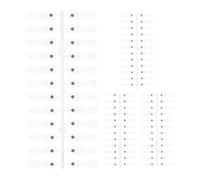 WESIEVYA 96 cartes magnétiques de présentation de vernis à ongles, couleurs détachables, tableau de couleurs pour l'entraînement et la pratique du vernis à ongles, idéal pour les