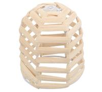 WESIEVYA Abat-Jour Tissé en Bambou Miniature, Cache-Lumière Naturel Léger, Petite Taille, pour Salon et Éclairage Suspendu, Décoration Bohème Artisanale