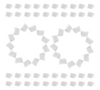 WESIEVYA Abrasif pour Polissage Naturel Blanc en Céramique Triangulaire et Amélioration de L'efficacité, Adapté Meulage des Pierres Précieuses et Coquillages à Domicile