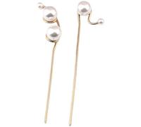 WESIEVYA Accessoires Capillaires Chinois en Alliage Or, Épingles à Chignon Décoratives pour Coiffures Variées, Lot de 2, pour Sortie Nocturne ou Port Quotidien