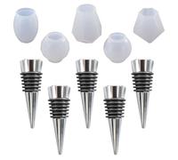 WESIEVYA Accessoires pour Créations Artisanales Moule en Silicone - pour Bouchons de Vin Facile à Nettoyer 1 Set Pratique