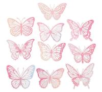 WESIEVYA Autocollants en Pet Rose Design Délicat et Touche Décorative Unique Lot de 20 en Forme Application Facile pour Scrapbooking et Décoration de Fête