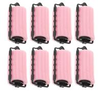WESIEVYA Bigoudis en Éponge Géants Auto-agrippants pour Cheveux, 8pcs, Plastique et Mousse, Faciles à Utiliser pour Boucles Naturelles la Maison Salon