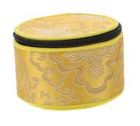 WESIEVYA Boîte De Rangement Pour Bol Chantant Tibétain Brodé Fait Main Étui Doux Fonction De Support Et Tapis Pour Sac Pratique Pour Bol Sonore Accessoire De Prières Bouddhistes