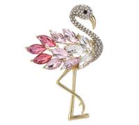 WESIEVYA Broche Flamant Épingle pour Manteau et Châle Accessoire Décoratif pour Événements Spéciaux