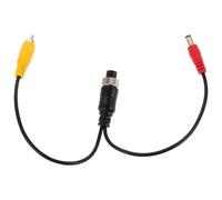 WESIEVYA Câble Extension Adaptateur Câble Vidéo Connecteur Femelle pour Caméra de Recul Voiture, Installation Facile, Multi-Appareils, Compatible Systèmes Navigation, Usage Automobile