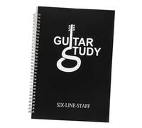 WESIEVYA Carnet De Musique Portable Tablature Guitare Imperméable Cahier De Notation Pour Musiciens Et Débutants Protège Partitions Léger Et Pratique Cadeau Guitariste