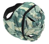 WESIEVYA Casque de Protection Anti-Collision Rugby Camouflage Vert, Taille Unique Ajustable, Léger et Respirant pour Football, Skateboard, Roller et Sports D’équipe en Plein Air