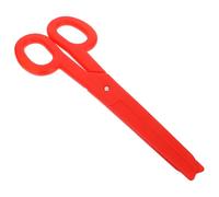 WESIEVYA Ciseaux de Clown Surdimensionnés Accessoires Sûrs et Non Fonctionnels en Plastique Rouge pour Halloween et Bals Masqués pour Déguisement Amusant