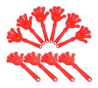WESIEVYA Claquettes Clap Main 28 CM Lot de 10 en Plastique pour Célébrations Sportives et Animations Sonores Accessoires de Fête